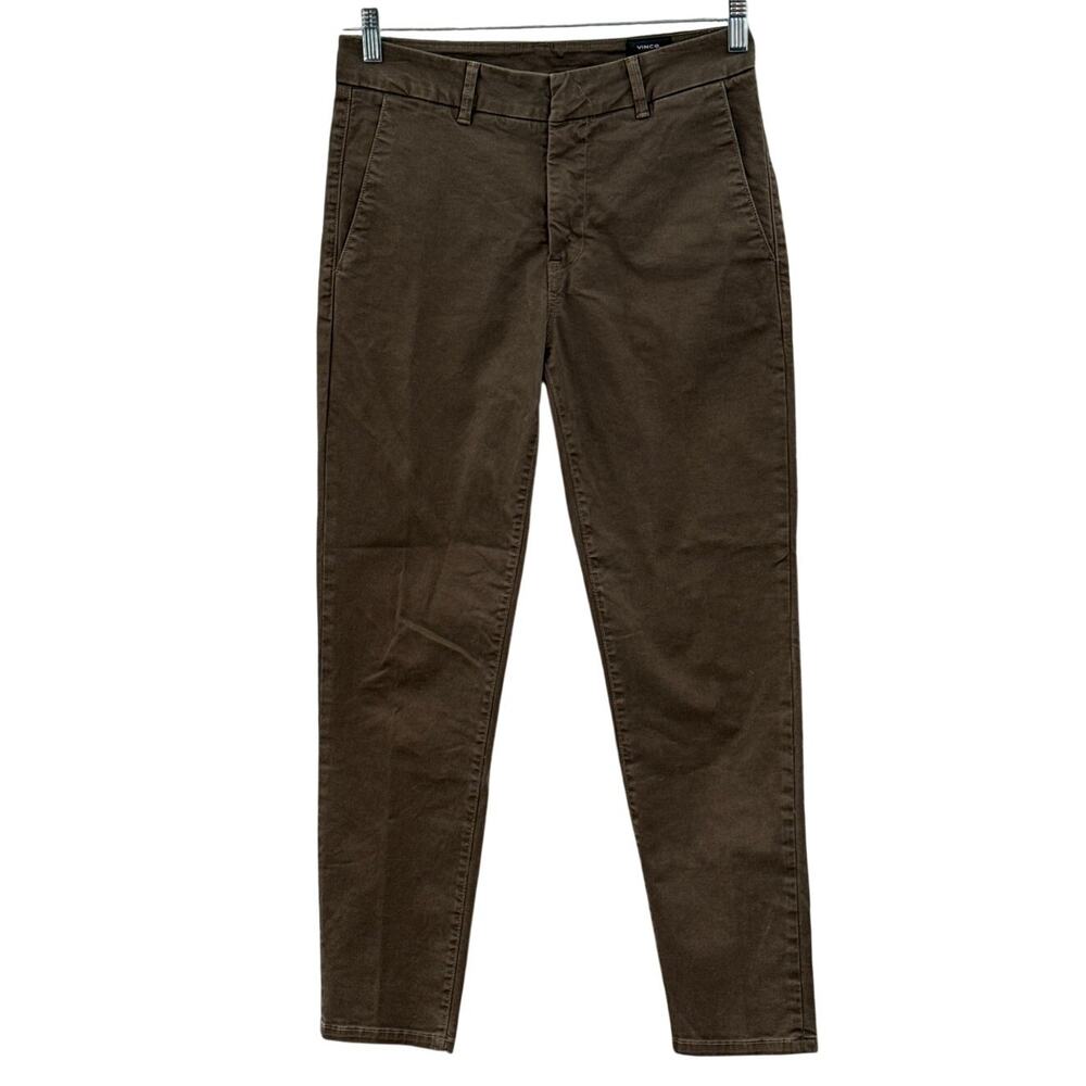 Women's Vince Chino Trousers Iron Ore Size 27